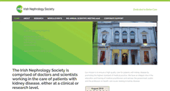 Desktop Screenshot of nephrology.ie